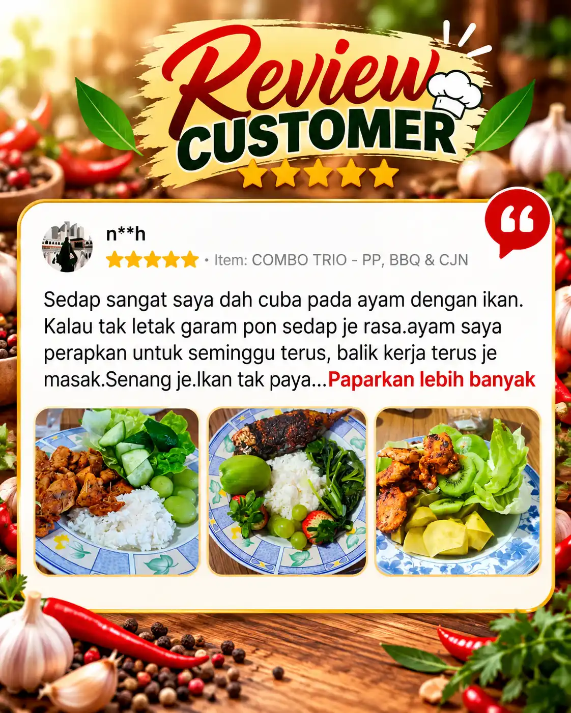 Review pelanggan Dapoketo 1