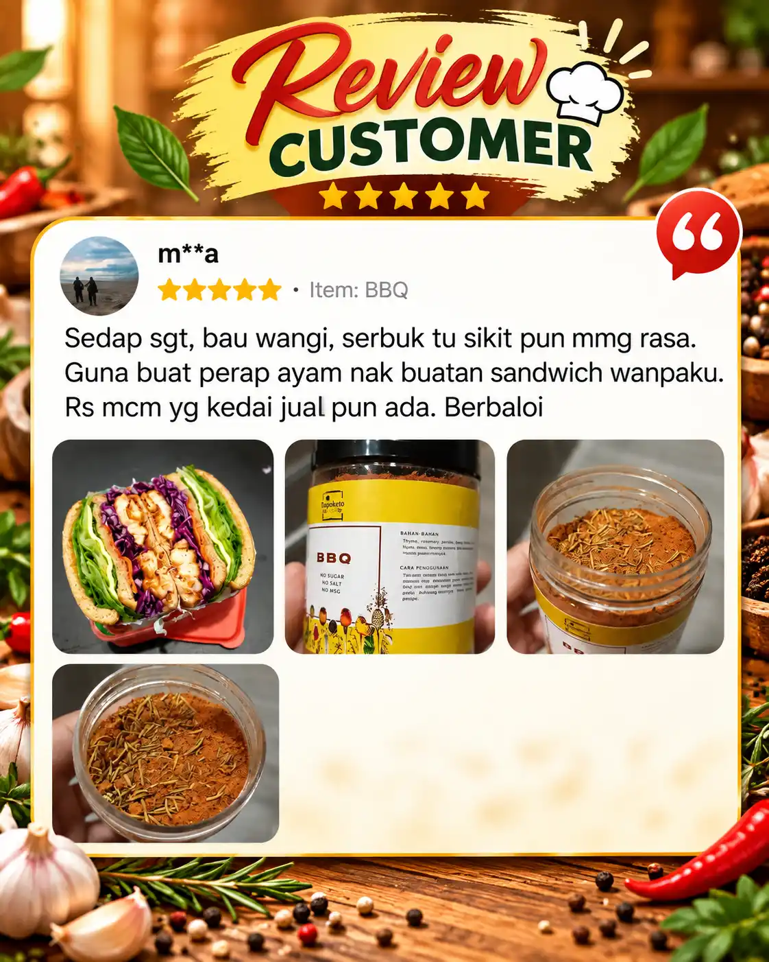 Review pelanggan Dapoketo 3
