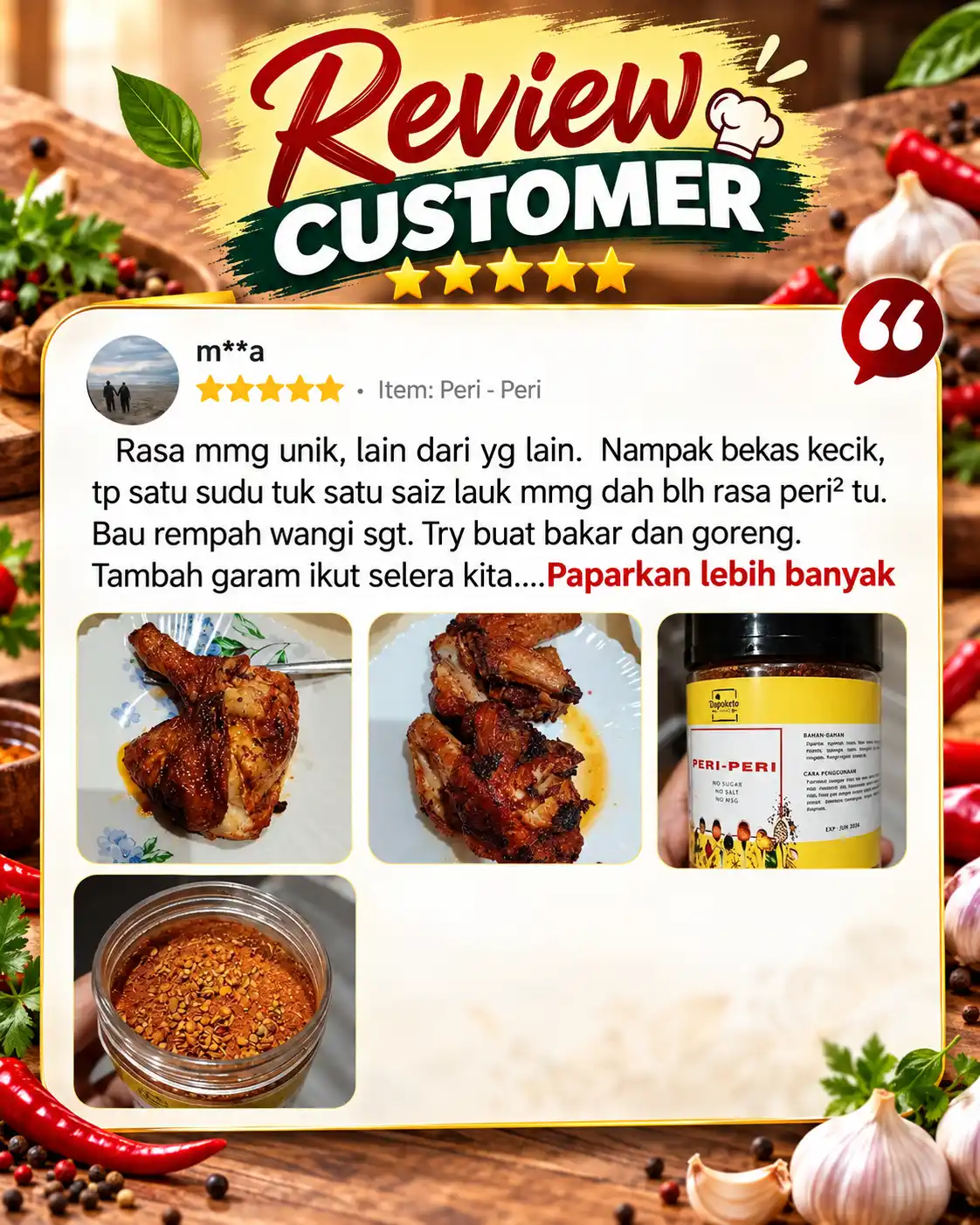 Review pelanggan Dapoketo 5