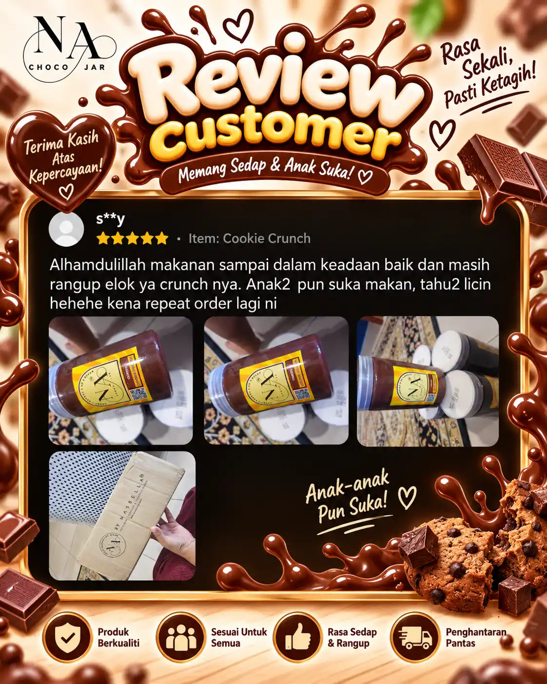 Review pelanggan pisang salai 1